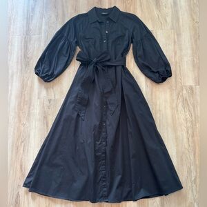 Kate spade Elegant Black Midi Dress